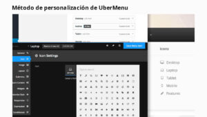 Método de personalización de UberMenu