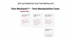Por qué deberías usar Text Mechanics
